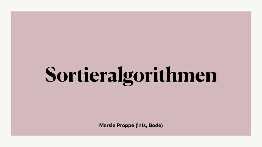 Sortieralgorithmen: Beispiele, Vergleich und die besten Methoden