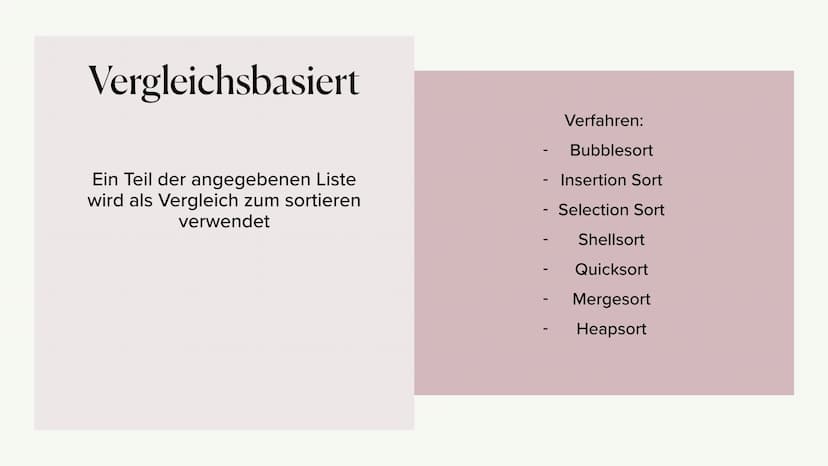 Sortieralgorithmen
Marsie Proppe (infs, Bode) Sortierverfahren in der Informatik
(eng.: sort algorithm)
Sortiert eine Reihe von Zahlen oder 