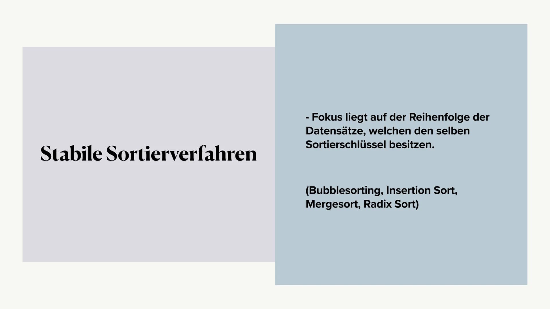 Sortieralgorithmen
Marsie Proppe (infs, Bode) Sortierverfahren in der Informatik
(eng.: sort algorithm)
Sortiert eine Reihe von Zahlen oder 