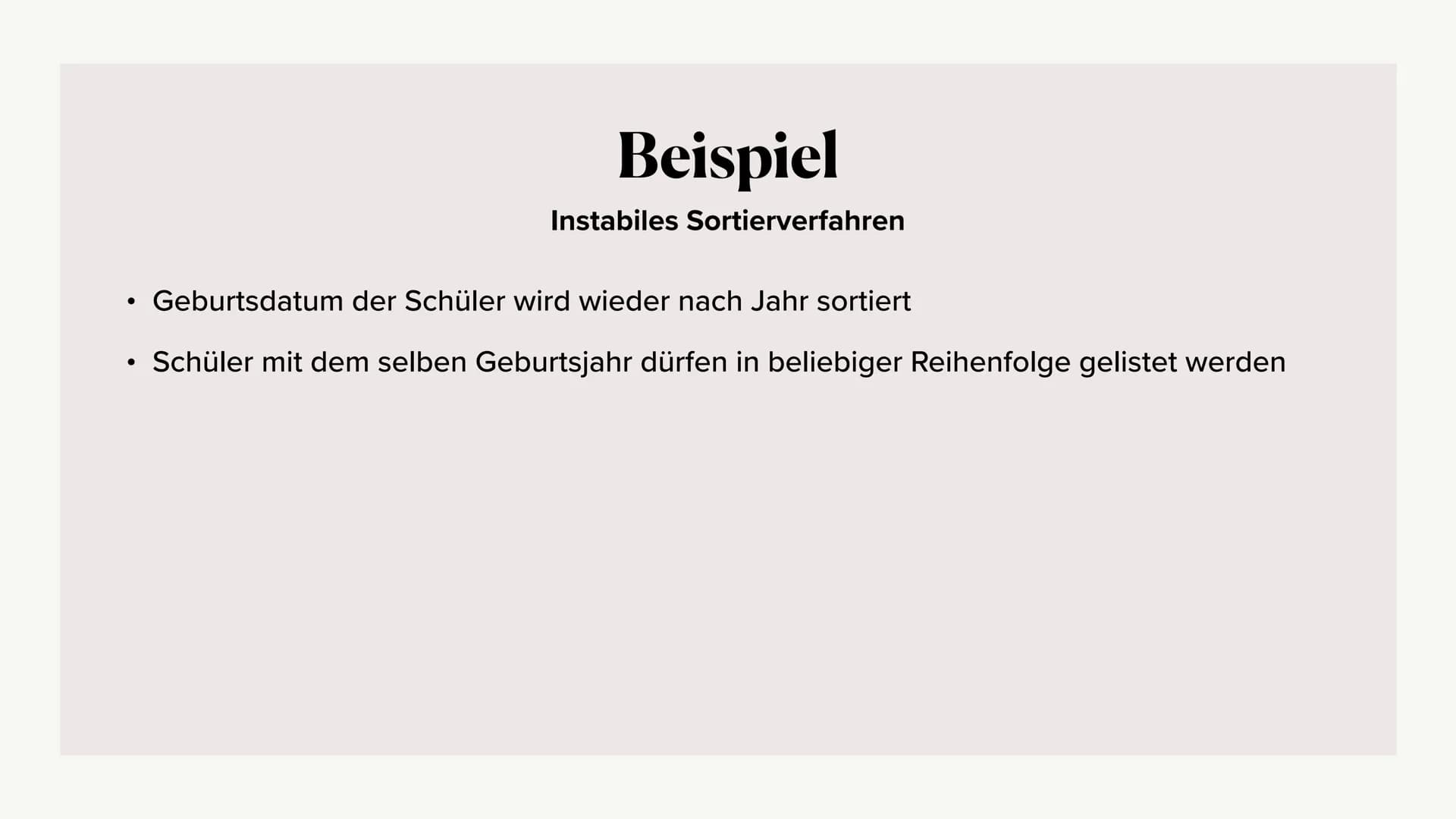 Sortieralgorithmen
Marsie Proppe (infs, Bode) Sortierverfahren in der Informatik
(eng.: sort algorithm)
Sortiert eine Reihe von Zahlen oder 