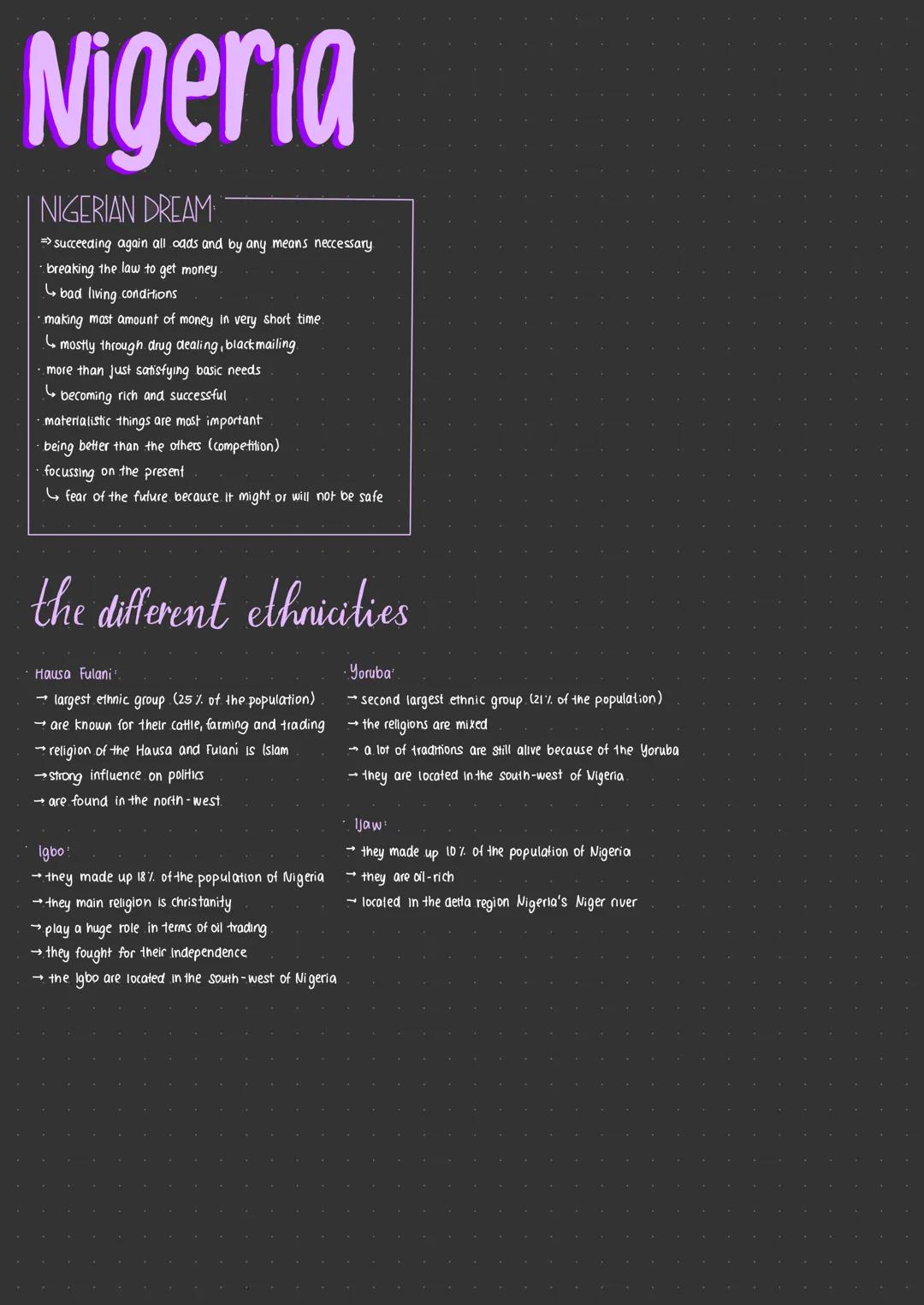# Nigeria

Geographical subdivision

- capital after declaring independent Lagos, but since 1991 Abuja
- parted into three major regions
- t