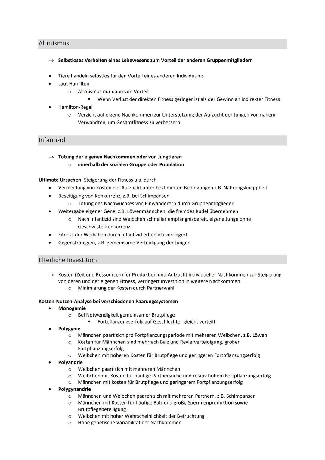 Verhaltensbiologie
Verhalten
Innere Reize
= Summe der Antworten auf innere und äußere Reize
= alle Interaktionen eines Lebewesens mit seiner