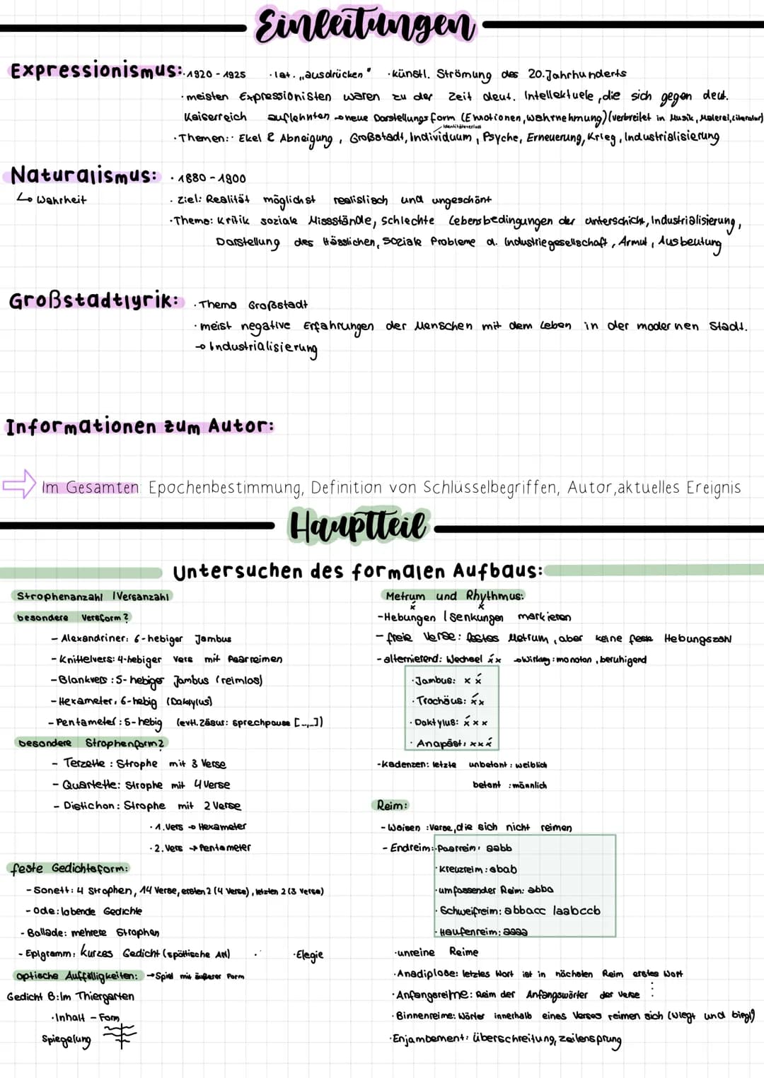 Expressionismus: 1920
Naturalismus:
Lo Wahrheit
Einleitungen-
zu der
-1920-1925 ·lat. ausdrücken" • künstl. Strömung des 20. Jahrhunderts
• 