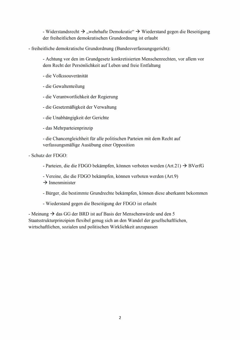 Vefassungsnorm und Verfassungsrealität
- Verfassungsnorm → im GG festgeschriebene Normen
- Verfassungsrealität → nicht alle Normen sind bzw.