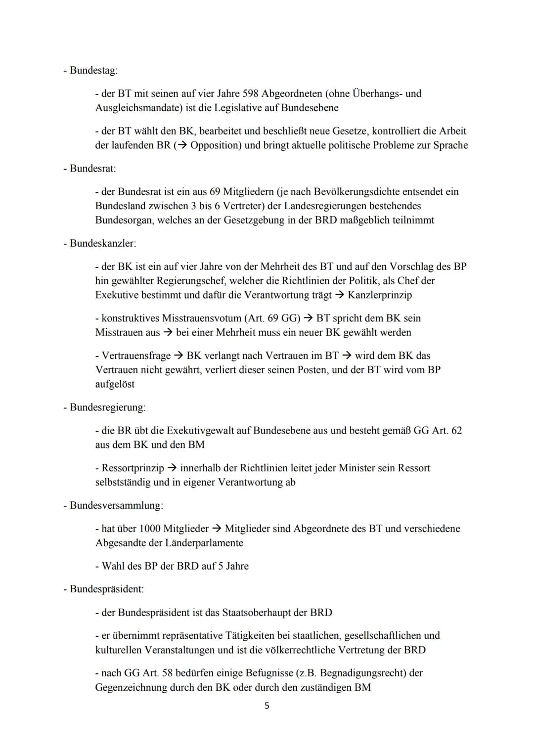 Vefassungsnorm und Verfassungsrealität
- Verfassungsnorm → im GG festgeschriebene Normen
- Verfassungsrealität → nicht alle Normen sind bzw.