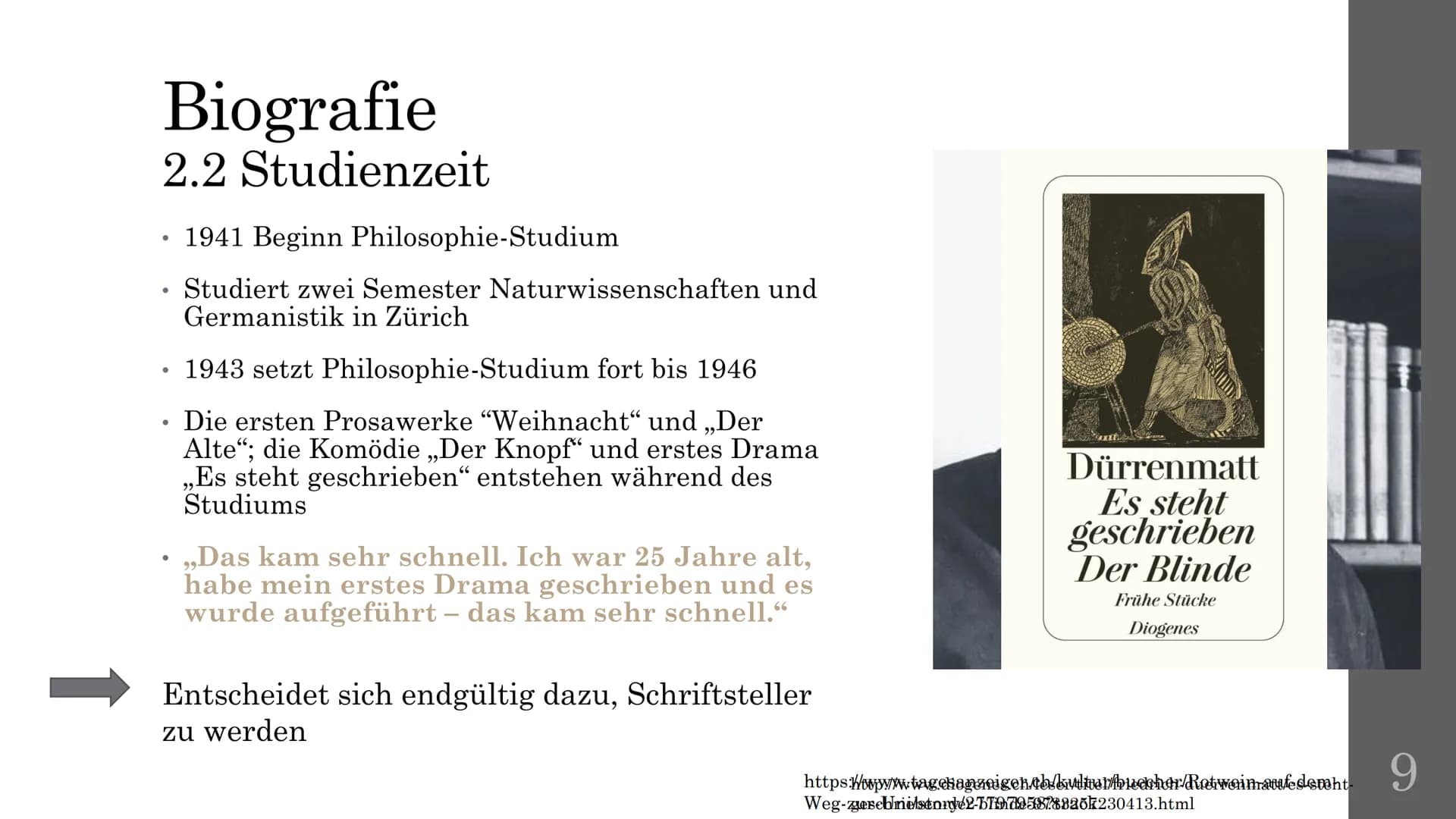 Dürrei
Ein E
kommt
Baby
Fragmentarisc
Dioge
k
Dürrenmatt
Frank
der Fünfte
Komödie
einer Privatbank
Diogenes
Dürrenmatt
Der Besuch
der alten
