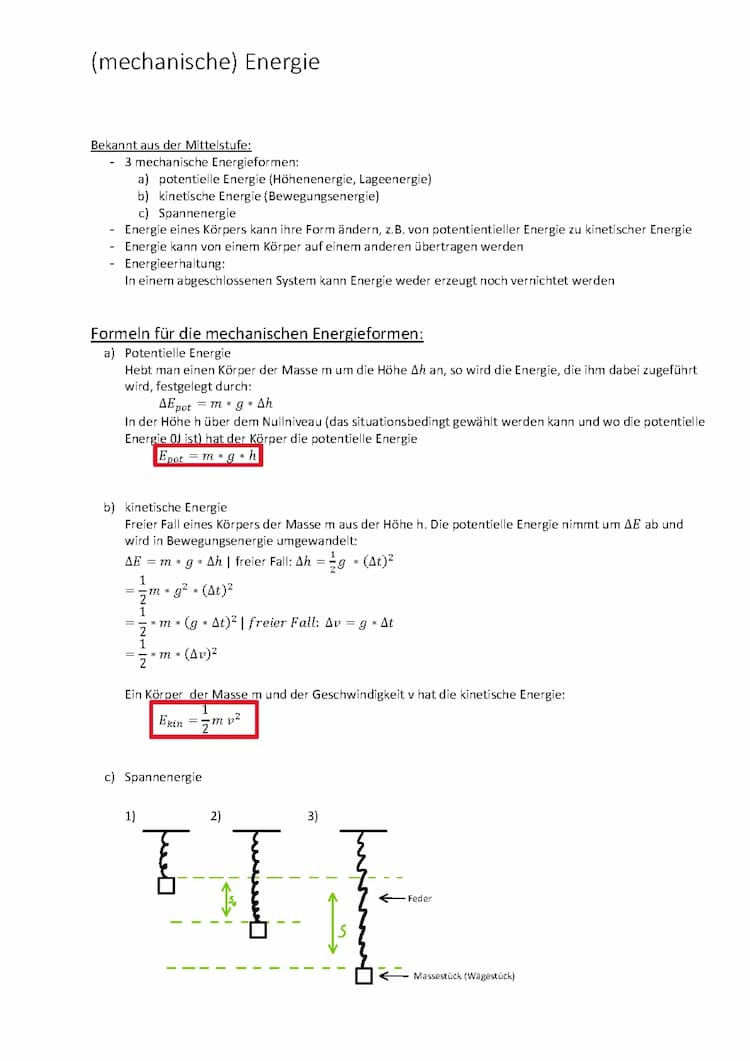 Know mechanische Energie thumbnail