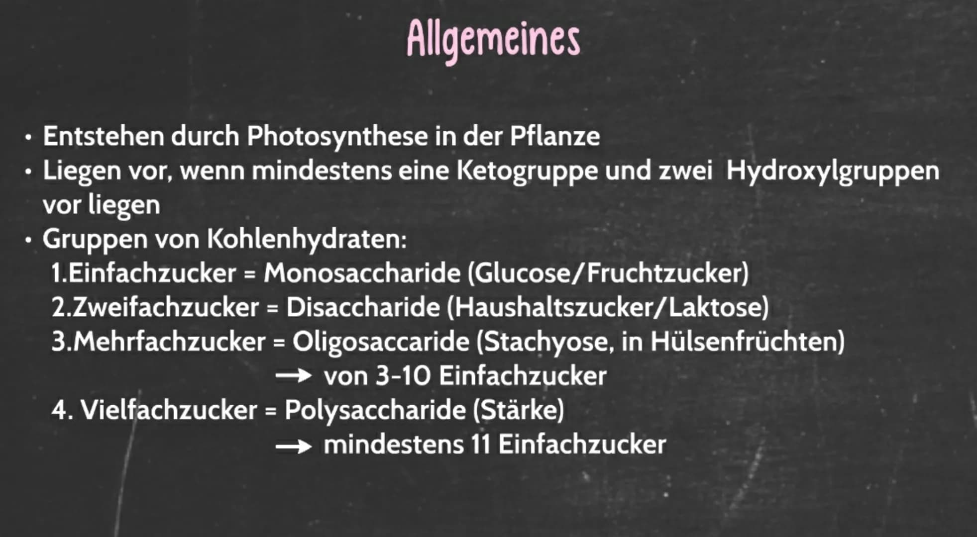 Allgemeines
Enten durch Photzsyvhese le der Plane
Liegen var, wenn mindestens eine Katograpps and wai Hydroxylgruppen
war legen
-Gruppe von 