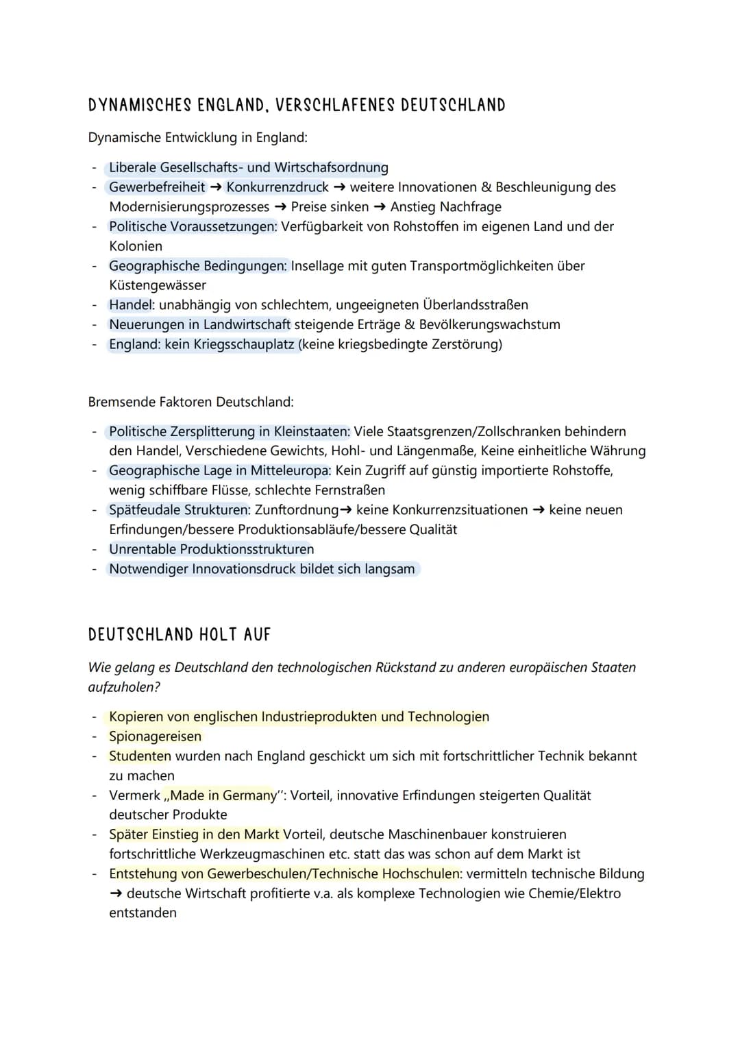 im langen 19. Jhd: Gründung USA 1770 - Beginn 1.WK
Modernisierung & Moderne
→ Modernisierung ist der Weg zur Moderne, der unterschiedlich au