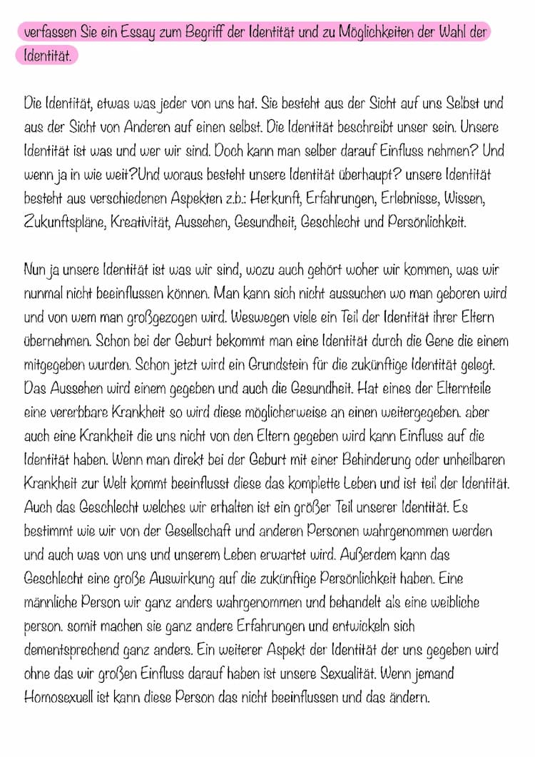 Know Aufsatz zur Identität  thumbnail