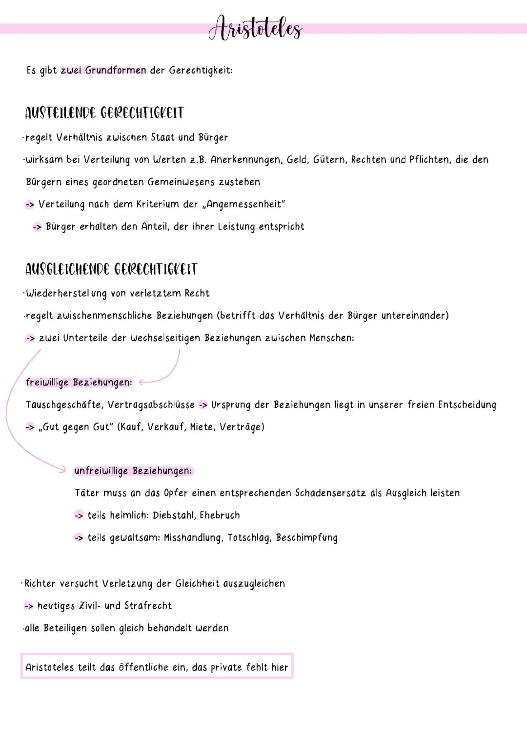 Austeilende und Ausgleichende Gerechtigkeit einfach erklärt - Für Kinder und Unterricht