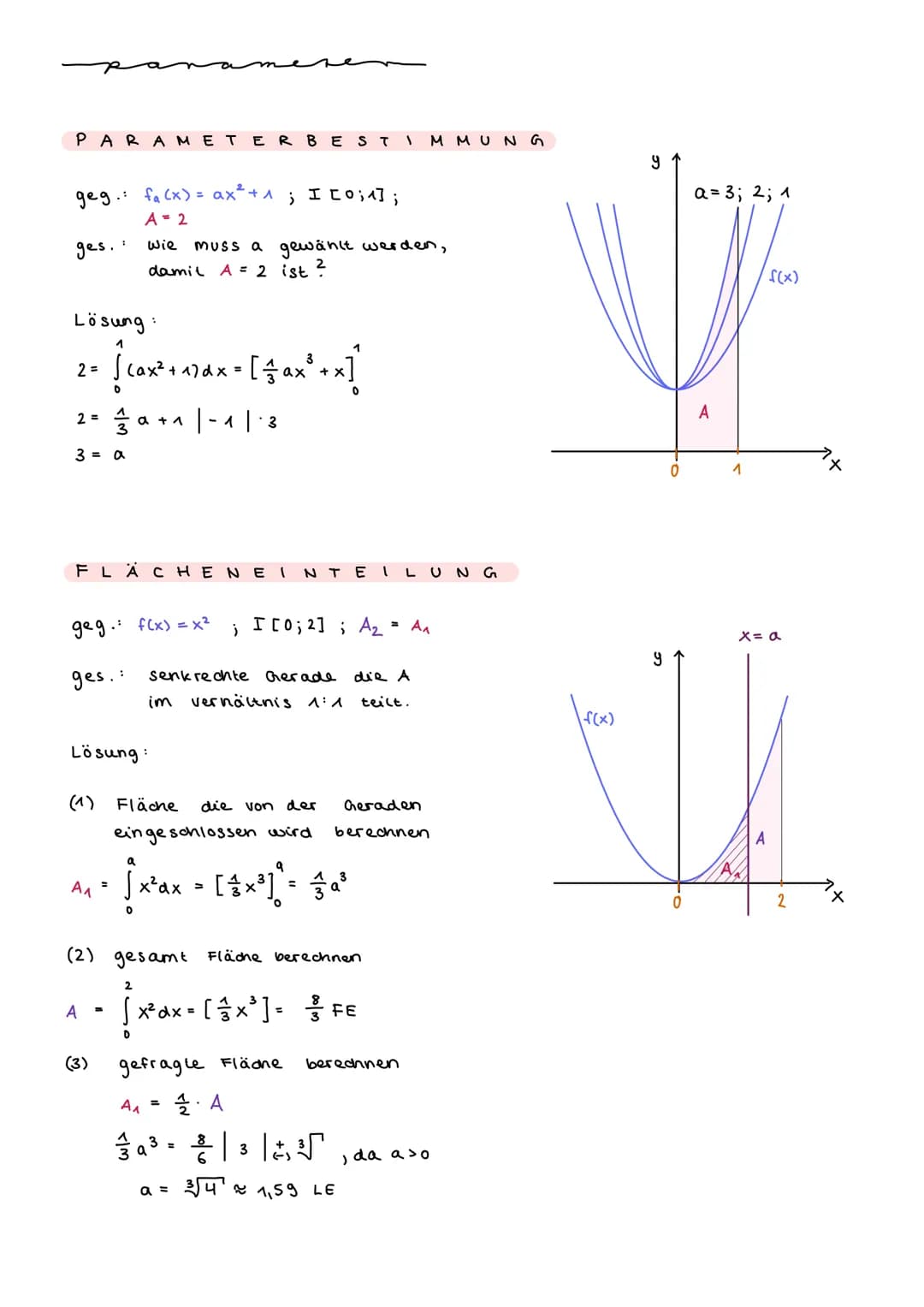 UNTERSUMME
معلمم مسمة
1
1
=
4 11
U₂₁ [²()² + ( )² + (-)²]
=
y
Untersumme U₁
Je größer die Anzahl
STREIFEN METHODE
des
4
14
64
UNTERSUMME
/ f