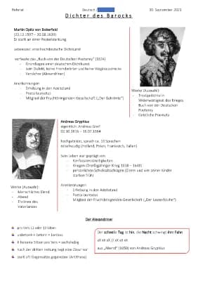 Know Barock / Martin Opitz und Andreas Greif, Gryphius / Gedicht "Es ist alles Eitel" thumbnail
