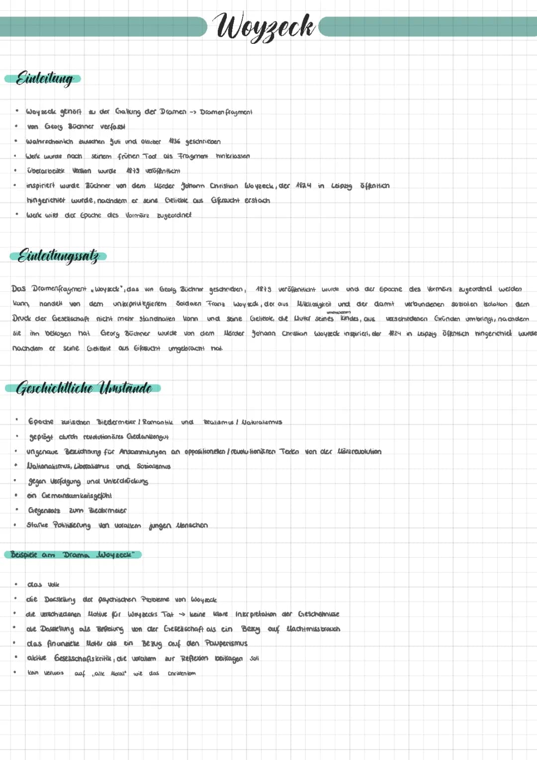 Woyzeck: Analyse & Zusammenfassung von Szene 1 und mehr