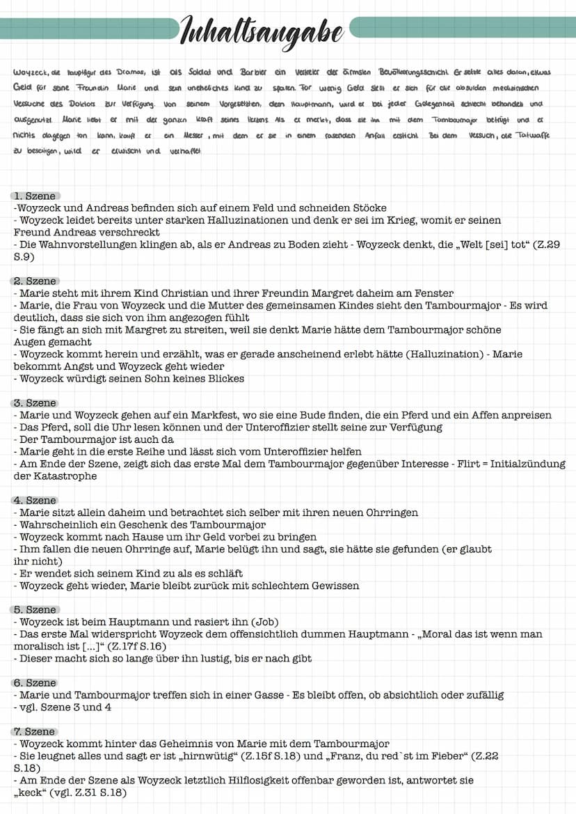 Einteilung
Woyzeck gehört zu der Galtung der Dramen -> Dramen fragment
von Georg Büchner verfasst
wahrscheinlich zwischen Juli und Oktober 1