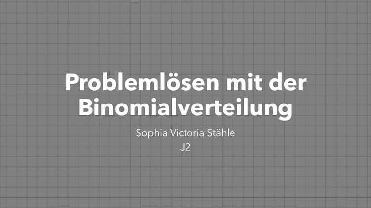 Know Binomialverteilung thumbnail