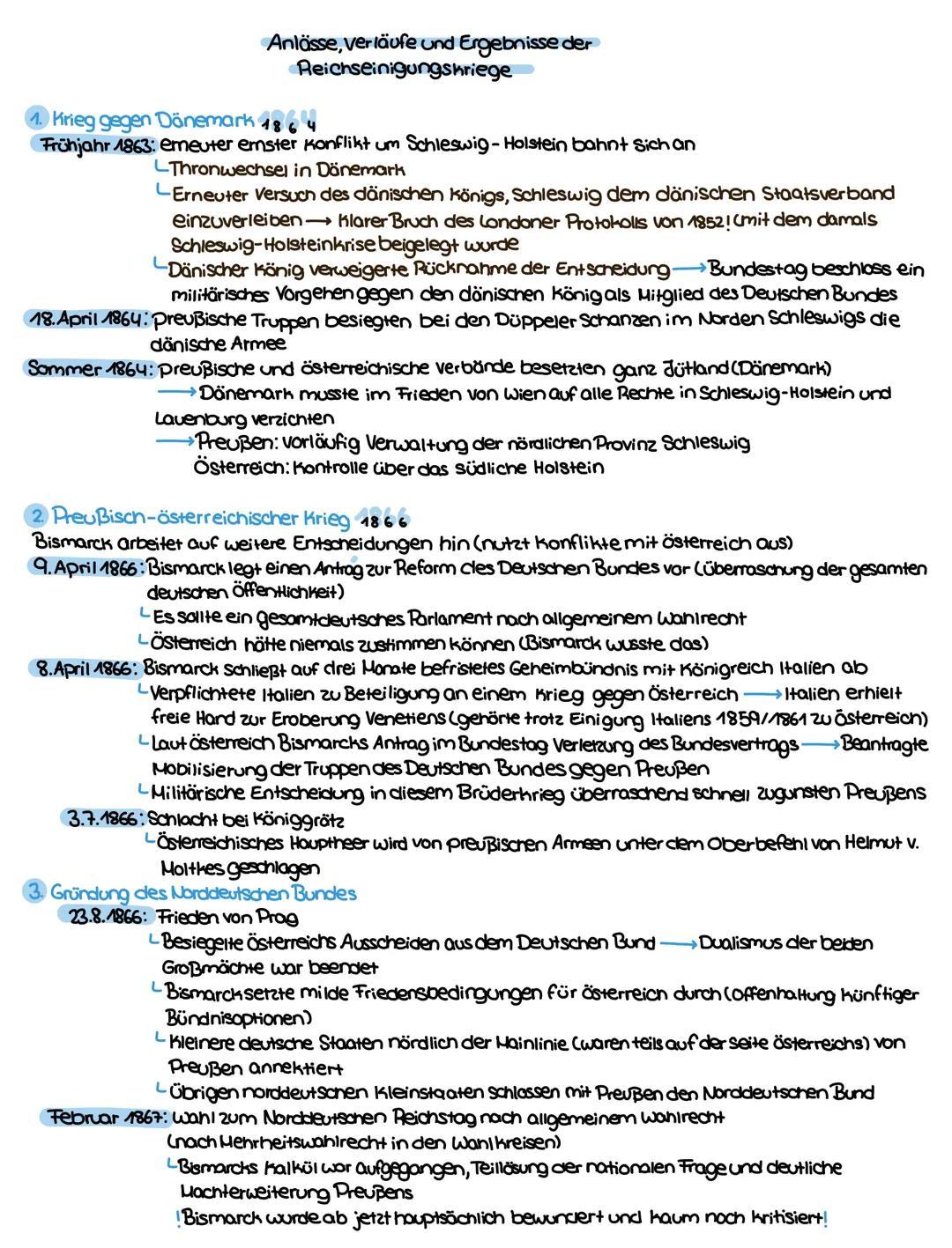 Anlässe, verläufe und Ergebnisse der
Reichseinigungskriege
Krieg gegen Dänemark 1864
Frühjahr 1863: emeuter emster konflikt um Schleswig-Hol
