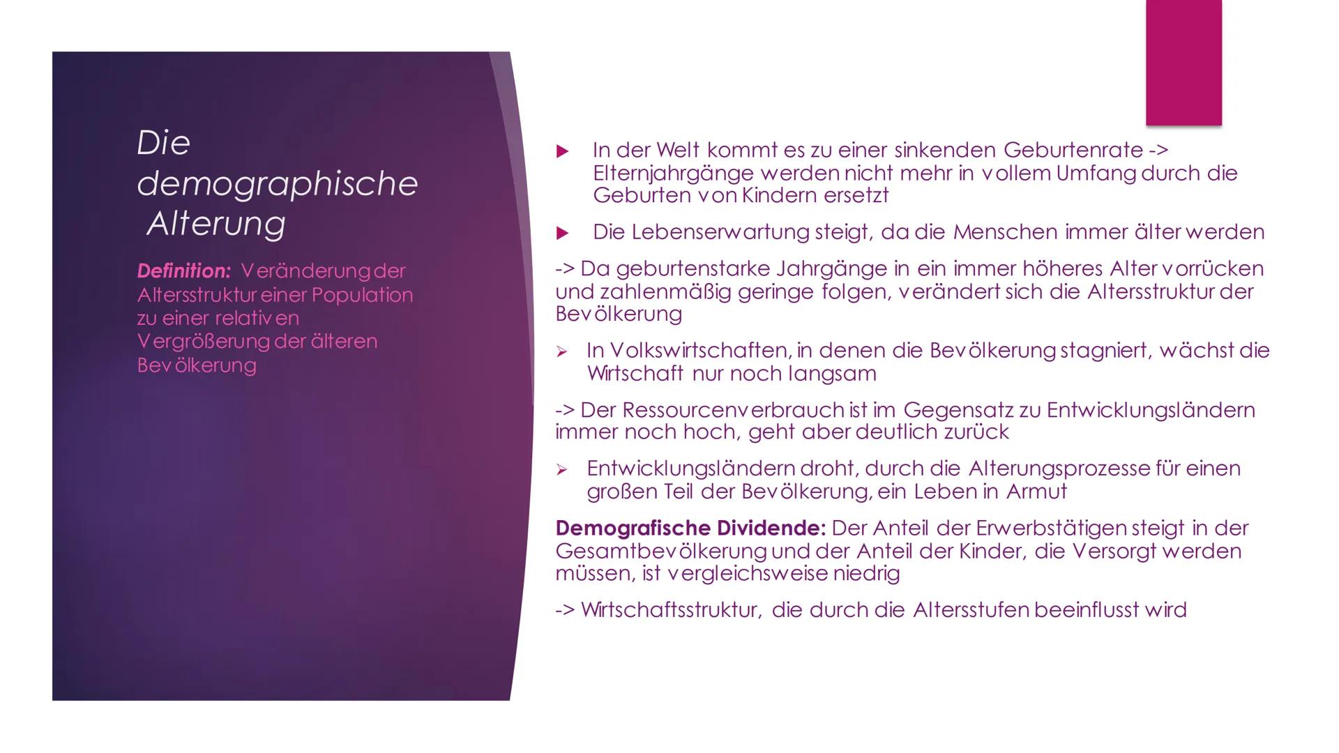 Bevölkerungswachstum
und Migration
DEMOGRAPHISCHE PROZESSE IN IHRER BEDEUTUNG FÜR DIE TRAGFÄHIGKEIT
VON RÄUMEN Einführung in das Thema
Facht