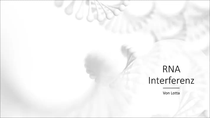 Know RNA Interferenz | Genetik thumbnail
