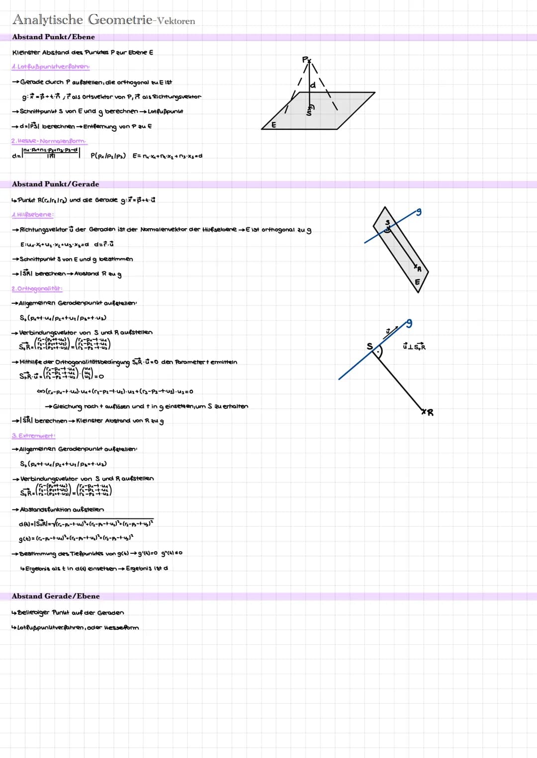 Analytische Geometrie-Vektoren
Dreidimensionales Koordinatensystem
Vektorentypen
Ortsvektor
Gegenvektor
Ebenen
Verbindungsvektor
Länge eines