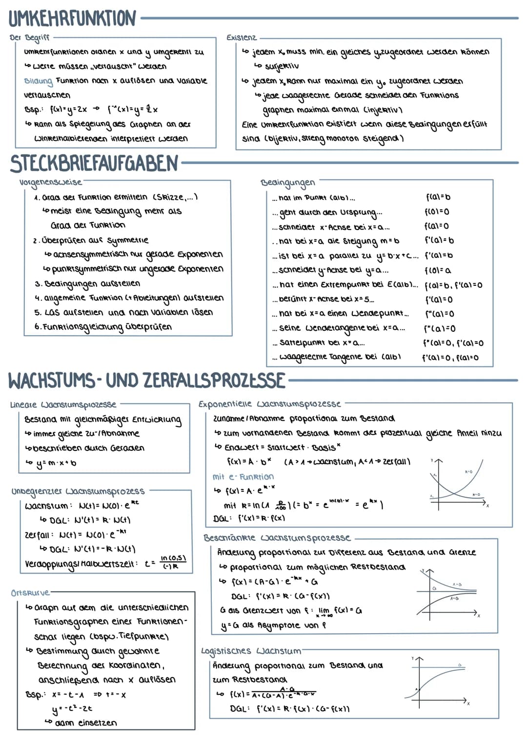 MATHEMATIK ÜBERSICHT GRUNDFUNKTIONEN
Ganzrationale Funktionen:
f(x)= anxan-^X^^... a₁x^ + Qo
to wird auch Polynomfunktion genannt
Grad abzul