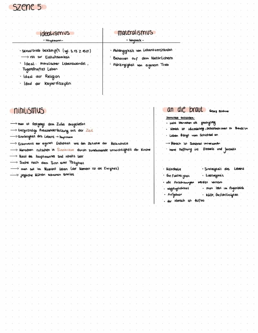 Beziehung zwischen Woyzeck -Marie - Tambourmajor
Tambourmajor ist/kann:
• attraktives Außeres (s.7)
• sexuelle Befriedigung
• Aufmerksamkeit