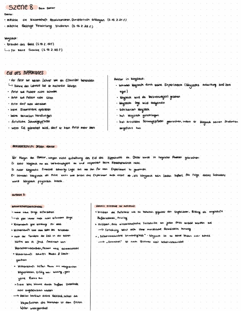 Beziehung zwischen Woyzeck -Marie - Tambourmajor
Tambourmajor ist/kann:
• attraktives Außeres (s.7)
• sexuelle Befriedigung
• Aufmerksamkeit