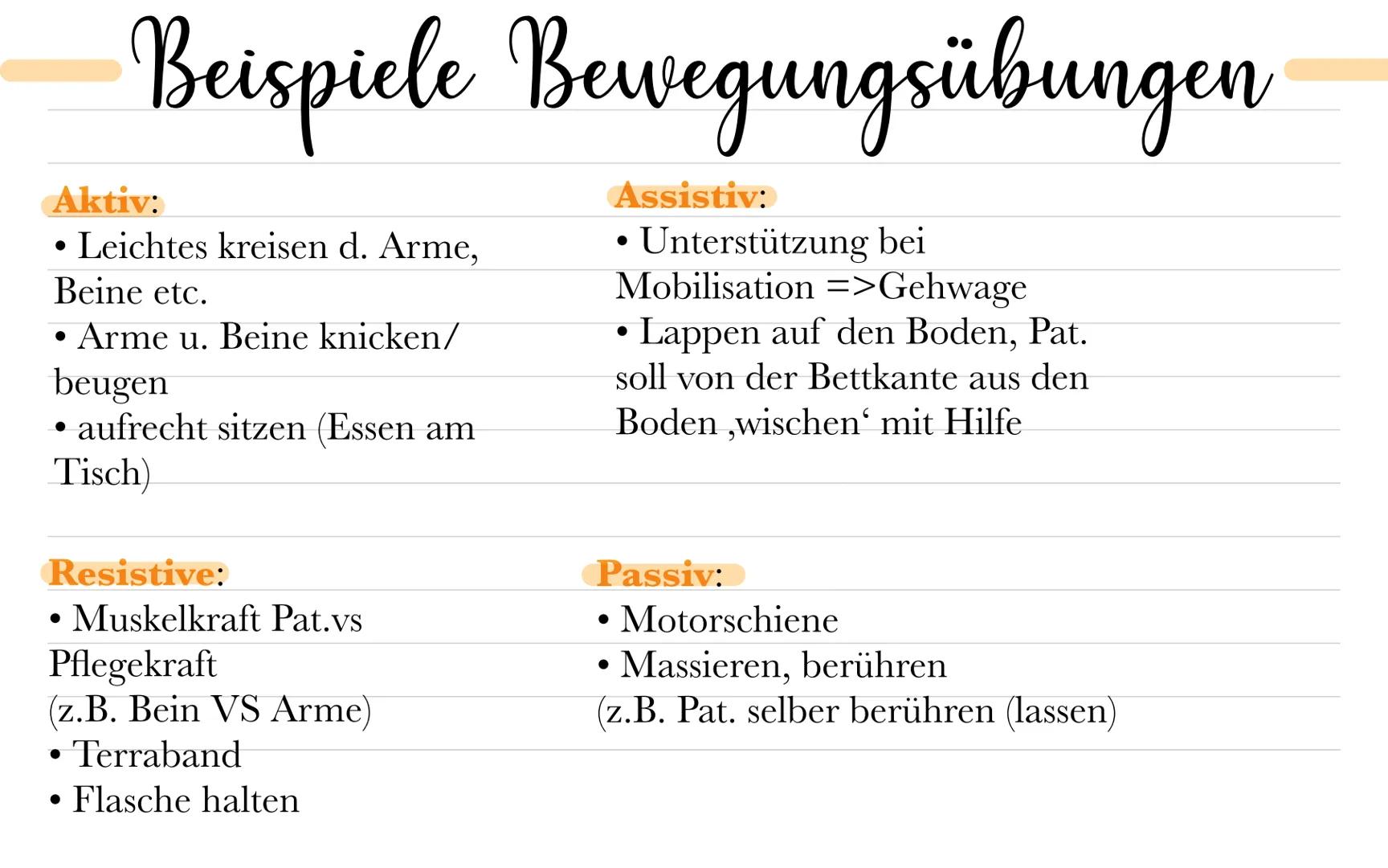 Kontrakturenprophylaxe
=> Funktions- u. Bewegungseinschränkung von Gelenken.
Kontrakturen sind Veränderungen an
beteiligten Strukturen der G