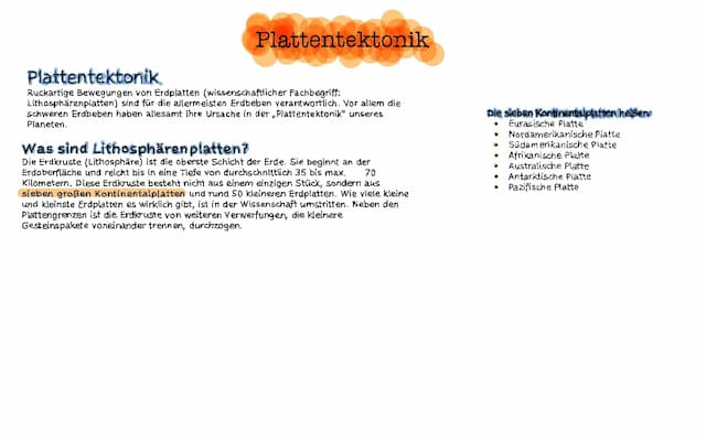 Know Plattentektonik  thumbnail