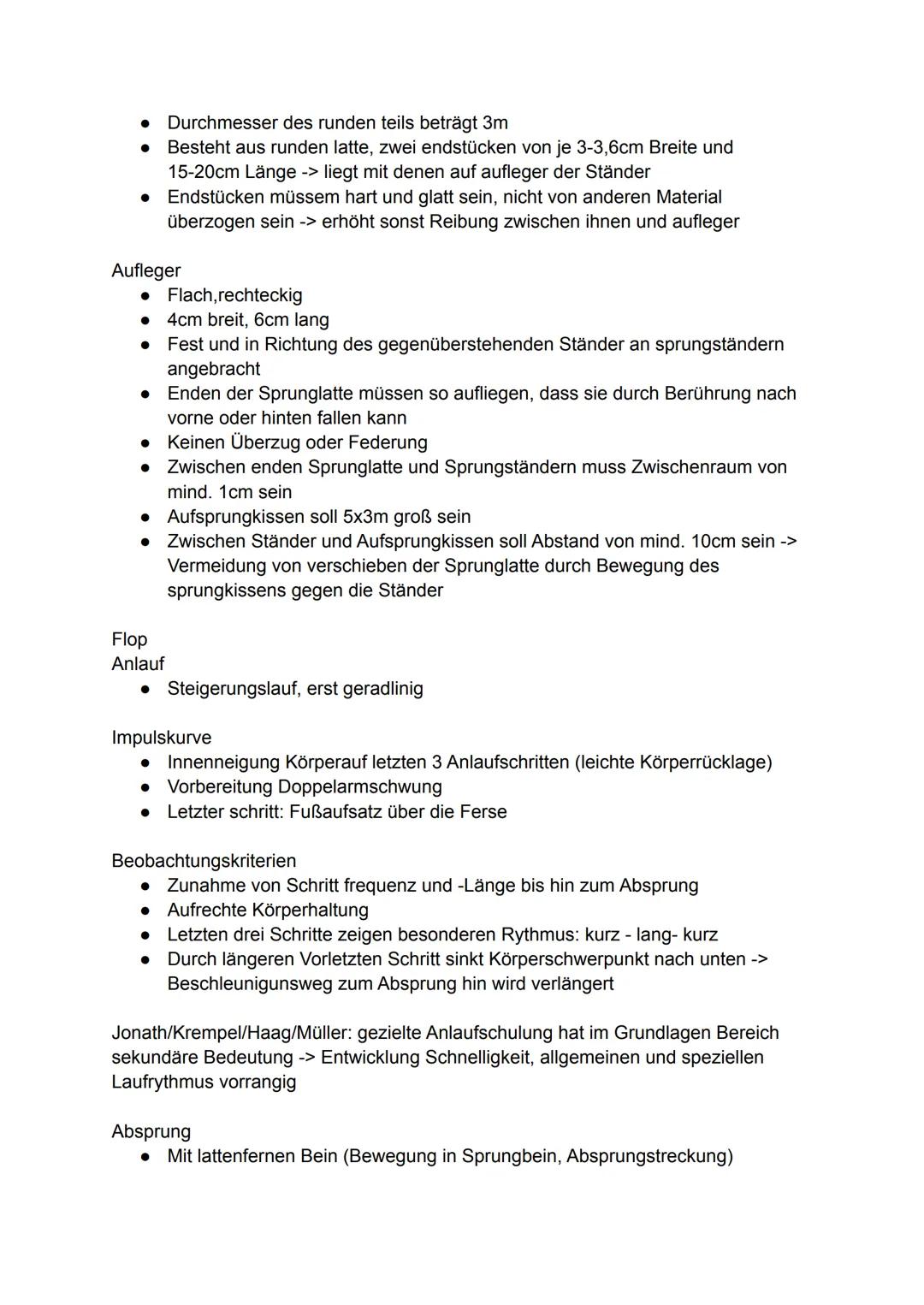 Lernzettel Sportklausur Q3
Kugelstoßen
Halten der Kugel:
● Legen auf Fingerwurzel
● Daumen und kleiner Finger stützen Kugel seitlich
• Kugel