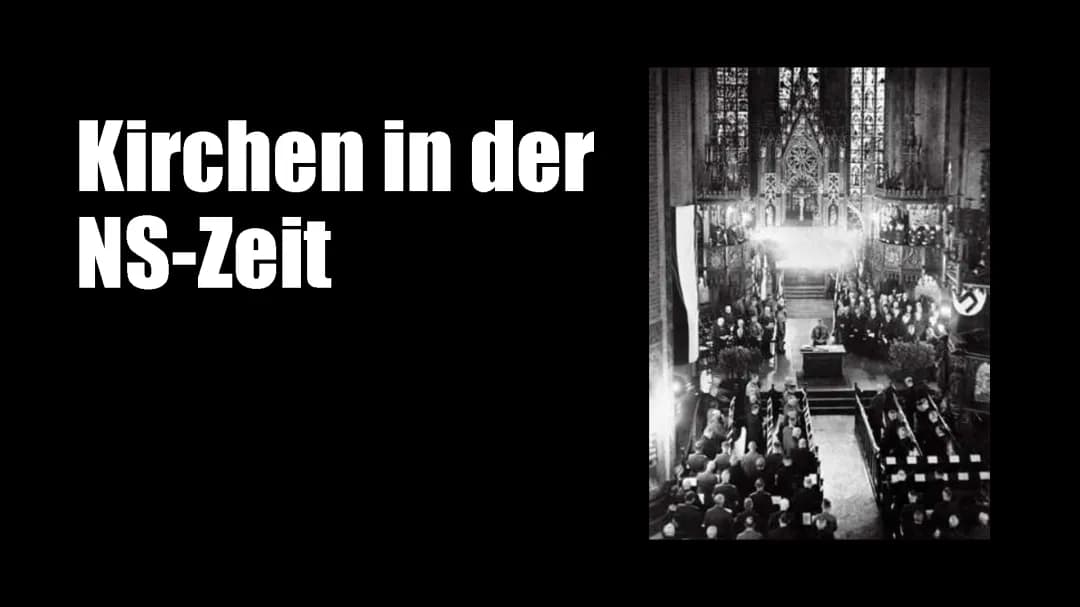 Kirchen in der NS-Zeit 