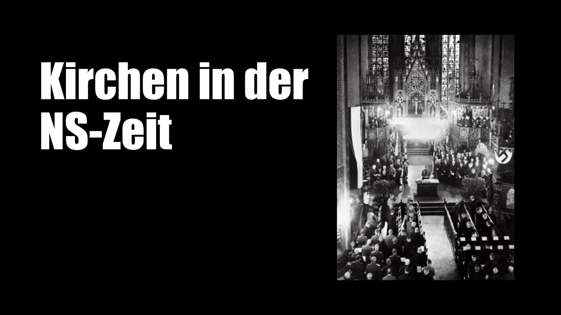Kirchen in der
NS-Zeit
TRAGOENCEGA ●
●
●
• Die evangelische Kirche
●
Das Reichskonkordat
Inhaltsverzeichnis
●
Hitlers Vorstellung zur Kirche