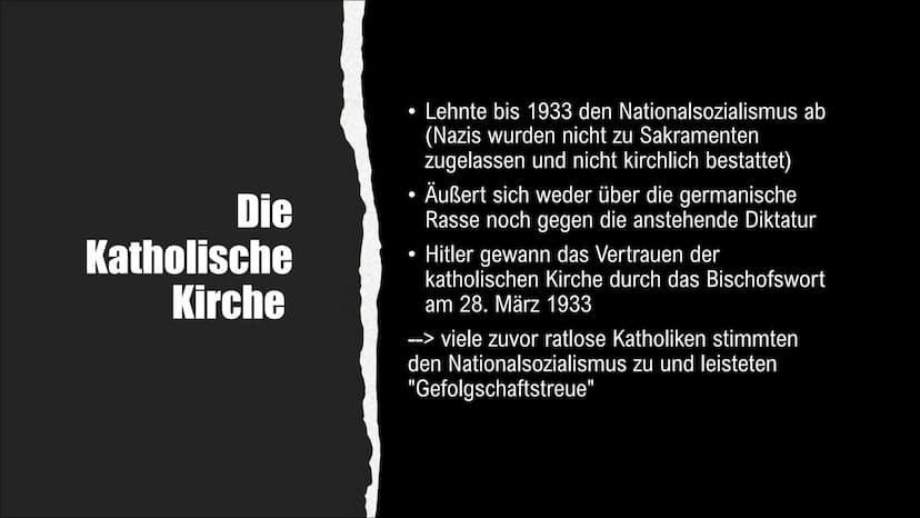 Kirchen in der
NS-Zeit
TRAGOENCEGA ●
●
●
• Die evangelische Kirche
●
Das Reichskonkordat
Inhaltsverzeichnis
●
Hitlers Vorstellung zur Kirche