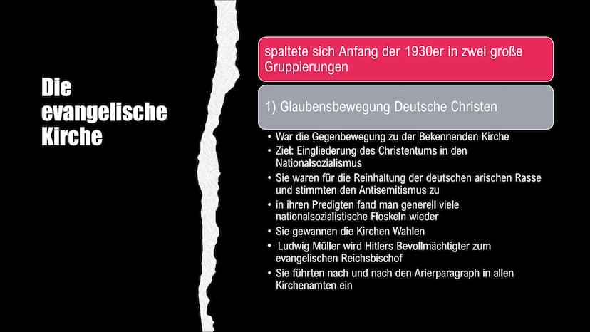 Kirchen in der
NS-Zeit
TRAGOENCEGA ●
●
●
• Die evangelische Kirche
●
Das Reichskonkordat
Inhaltsverzeichnis
●
Hitlers Vorstellung zur Kirche