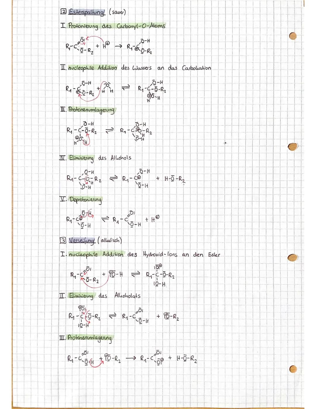 Ester
Gleichgewichtsrealition: Massenwirkungsgesetzl
c(Ester) c(Wasser) = Wert >1 → chemisches Gleichgewicht
K= c(Säure). C(Alhohol)
liegt a