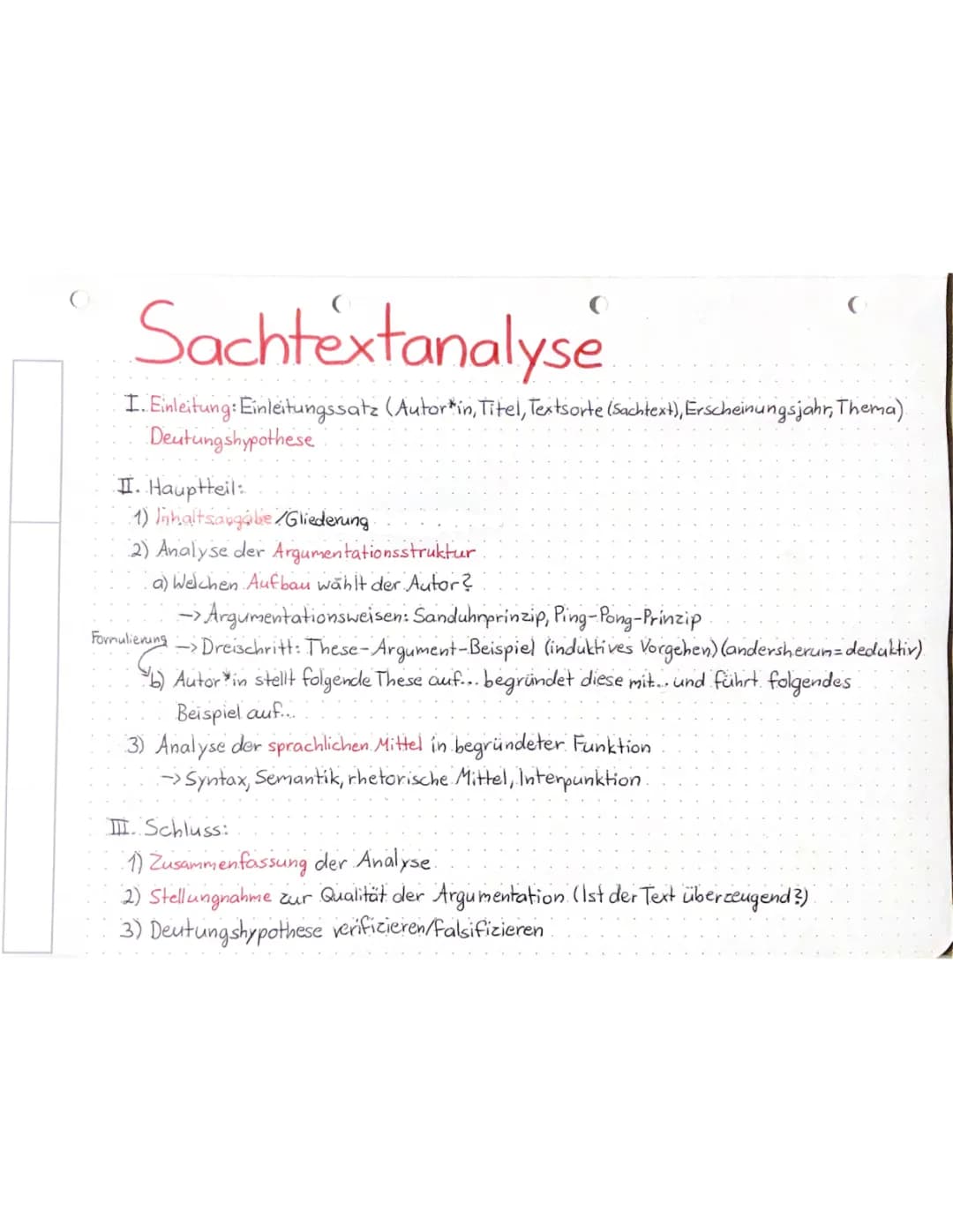 Sachtextanalyse