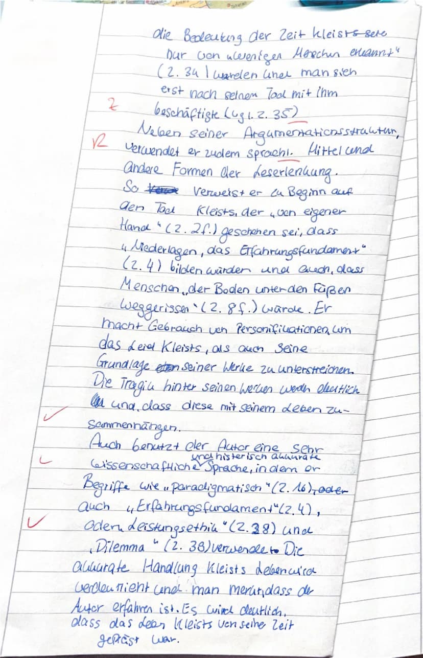 /Dev
Deut
ur Nr. 2
15
20.12.2024
g" von Heinrich von Kleist
it Bezug auf einen literarischen Text
Aufgabenstellung:
1. Stellen Sie Schedes A