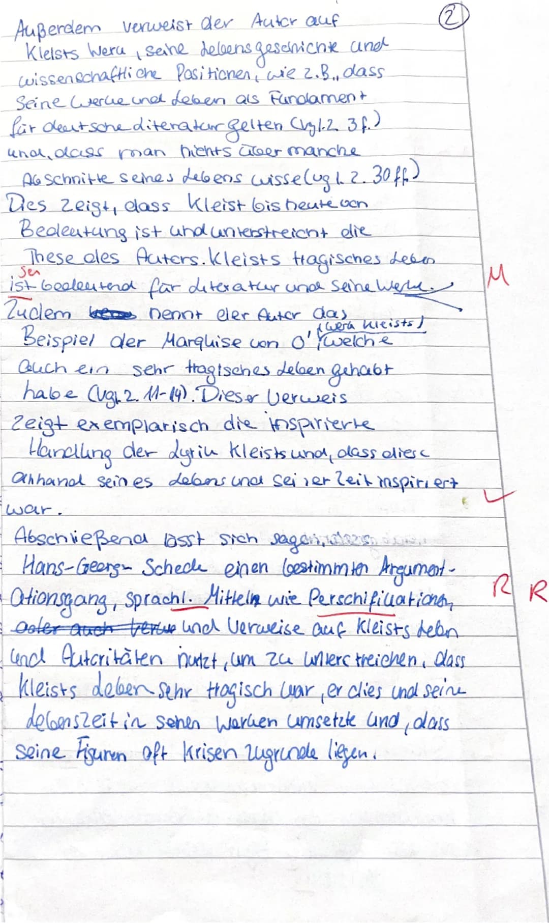 /Dev
Deut
ur Nr. 2
15
20.12.2024
g" von Heinrich von Kleist
it Bezug auf einen literarischen Text
Aufgabenstellung:
1. Stellen Sie Schedes A