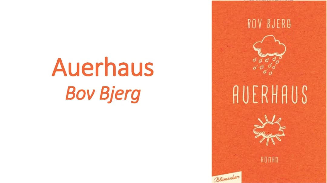 Auerhaus Zusammenfassung: Kapitel, Charaktere, wichtige Textstellen und mehr