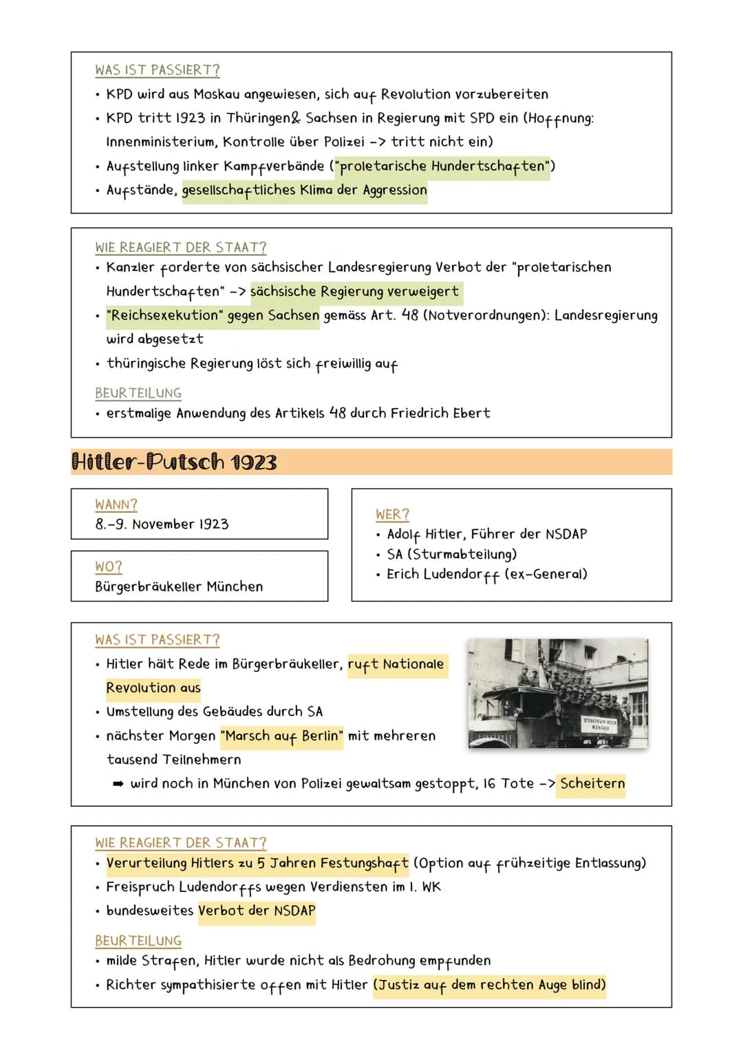 Kapp-Lüttwitz Putsch 1920
WANN?
13.-17. März 1920
Krisenjahre der Weimarer Republik
WARUM?
Ablehnung demokratisches System
.
WAS IST PASSIER