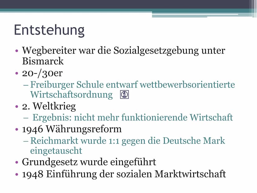 Soziale Marktwirtschaft in
Deutschland
Wohlstand für alle? Freiheit
Ķ
Fortschritt
Sicherheit
SAFETY
FIRST!
WOHLSTAND FÜR ALLLE
Gerechtigkeit