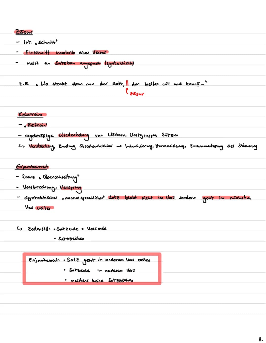 Seite
(hier)
S.1
= Deutsch-Ka 4 c
Thema: Gedichtinterpretation
Schritte zur Gedichtinterpretation (s. 136)
5.4 2. Cyrık (5 138)
S.4 3. Zusam