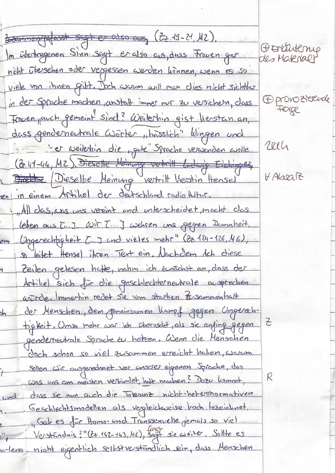 KA LK D 11/2 Sh
2nn
Thema: Verwendung einer genderneutralen Sprache in Schulen
Aufgabenart: Materialgestütztes Verfassen argumentierender Te