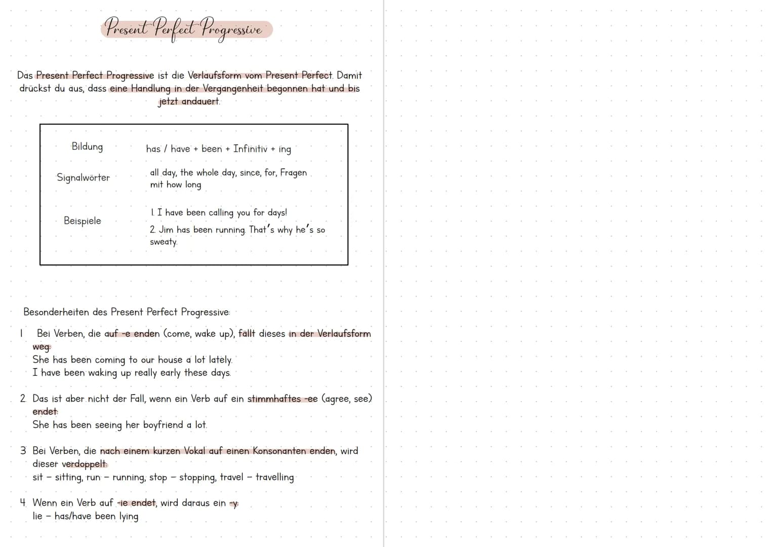 Simple Present
Das Simple Present ist die einfache Gegenwart in Englisch. Du beschreibst.
damit Gewohnheiten und Handlungen, die heute, rege