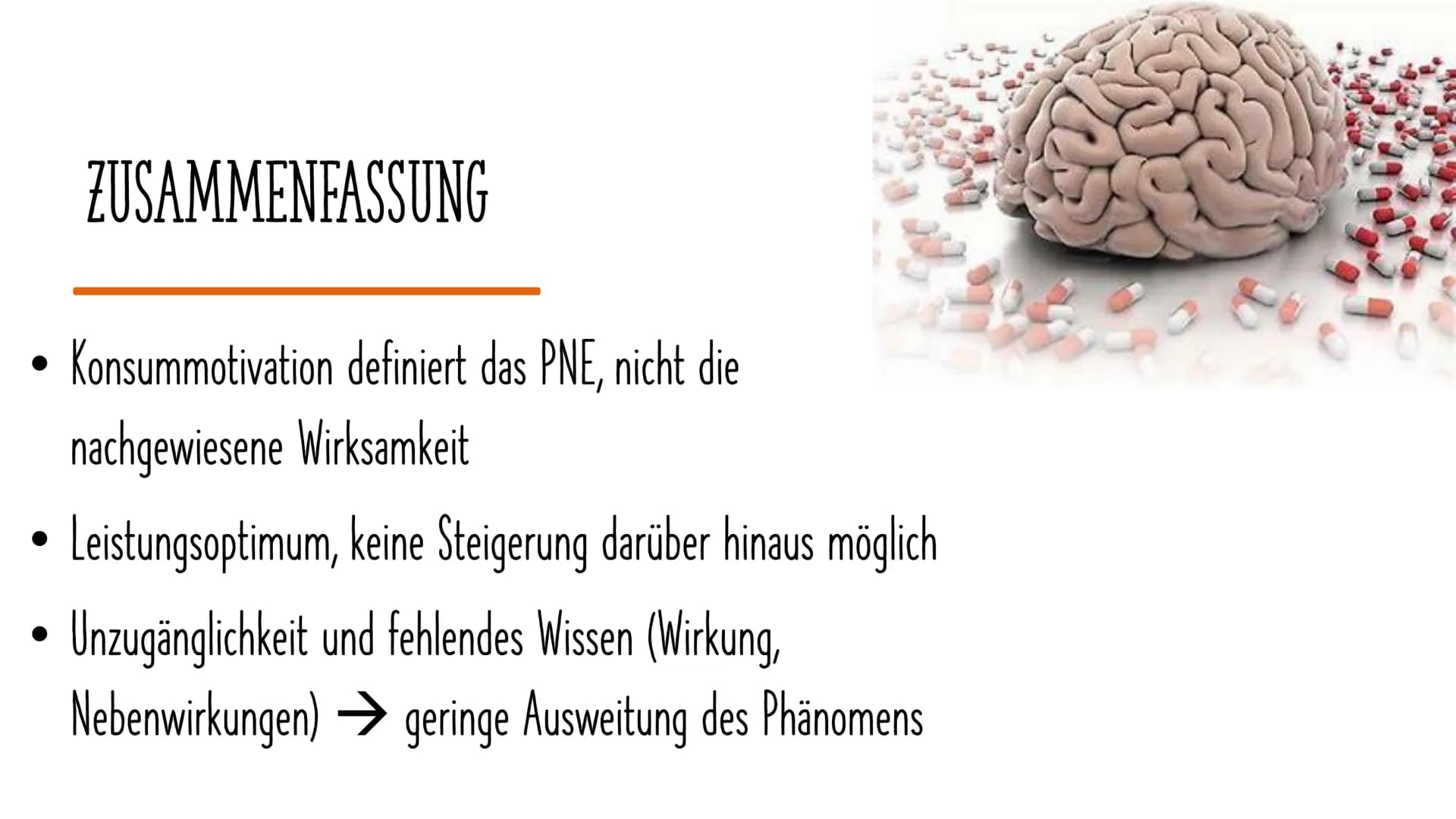 PHARMAKOLOGISCHES
NEUROENHANCEMENT
Nina Heuermann GLIEDERUNG
04.06.2021
Definition
Verbreitung in Deutschland
Koffein
Verschreibungspflichti