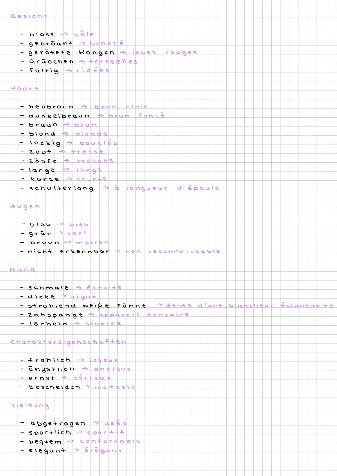 Personen beschreibung
2
3
4
5
Son nom / sex / âge:
Dans l'image
le personnage de
âgé de... ans Lune fille
Son
aspect physique
- IL / Elle po