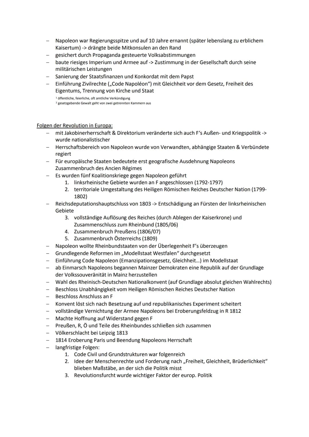 Ursachen der Französischen Revolution:
drei Problemkomplexe:
Politische Krise des Ancien
Régime¹
- Schuldenlast des
französischen Staates
- 