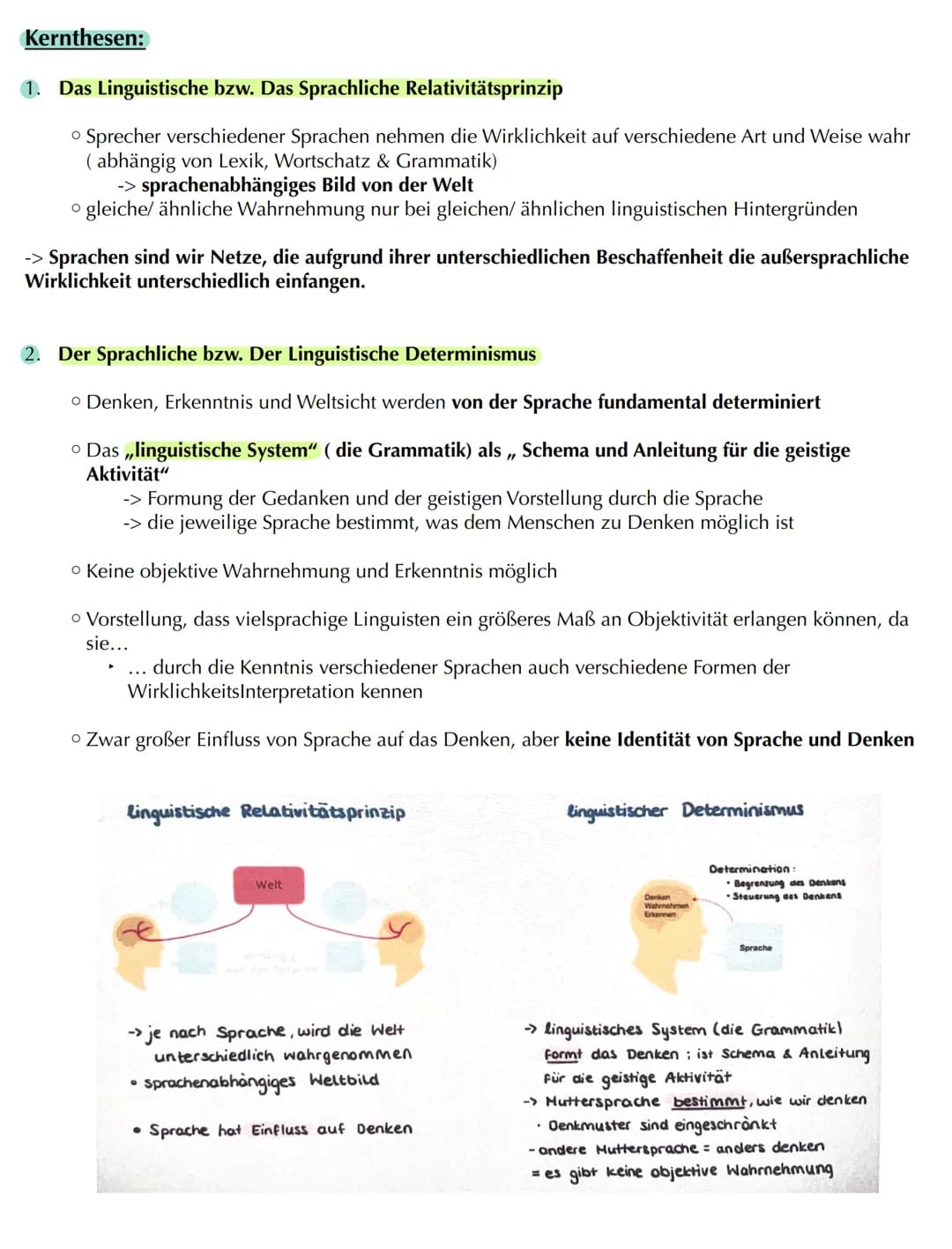 Sprache-Denken-Wirklichkeit
Ferdinand de Sassure
--> Theorie des sprachlichen Zeichen/ Grundelement der Kommunikation
Sprachliches Zeichen h