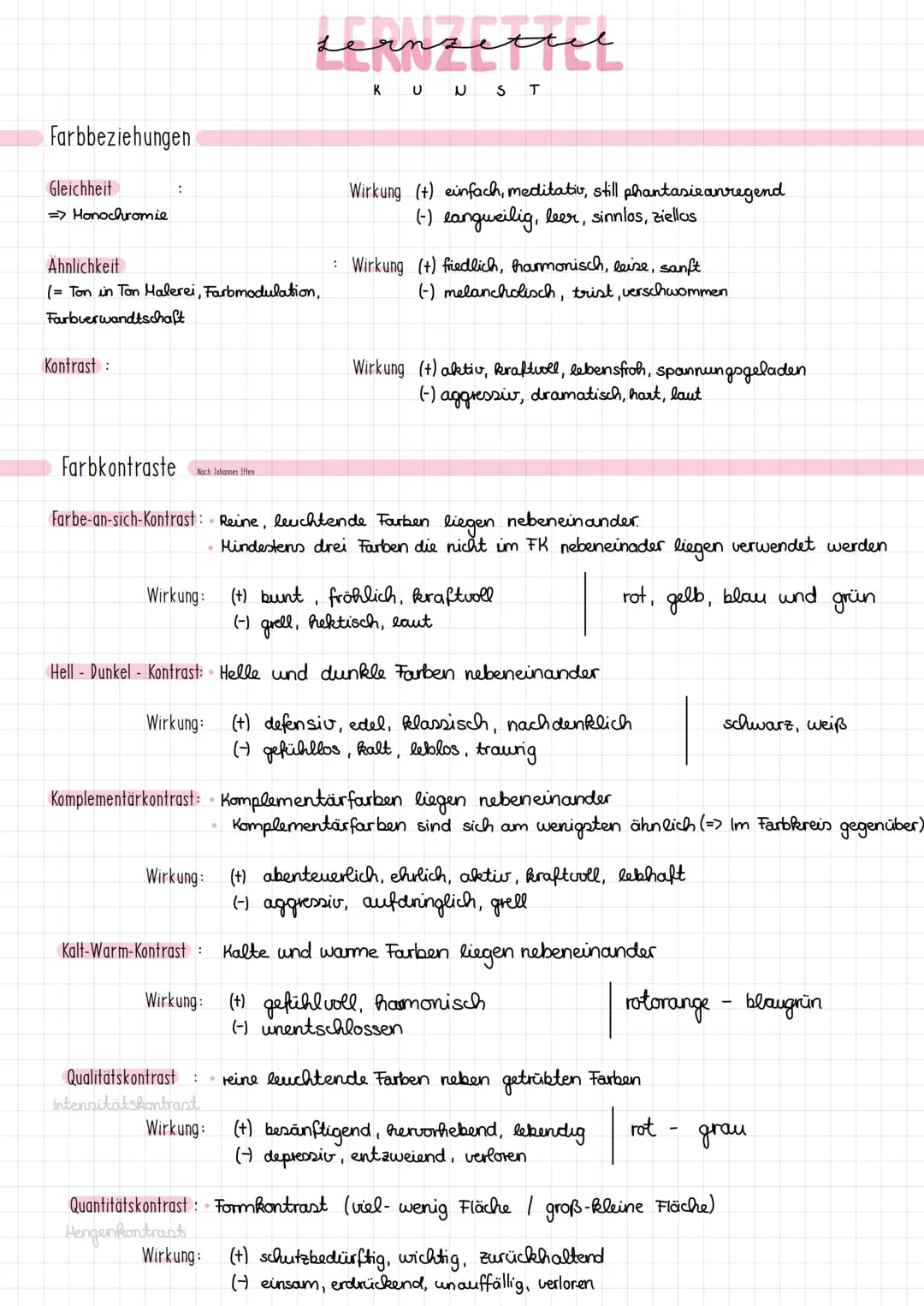 Farbbeziehungen
Gleichheit
=> Monochromie
:
Kontrast:
Ahnlichkeit
(= Ton in Ton Malerei, Farbmodulation,
Farbverwandtschaft
Nach Johannes It