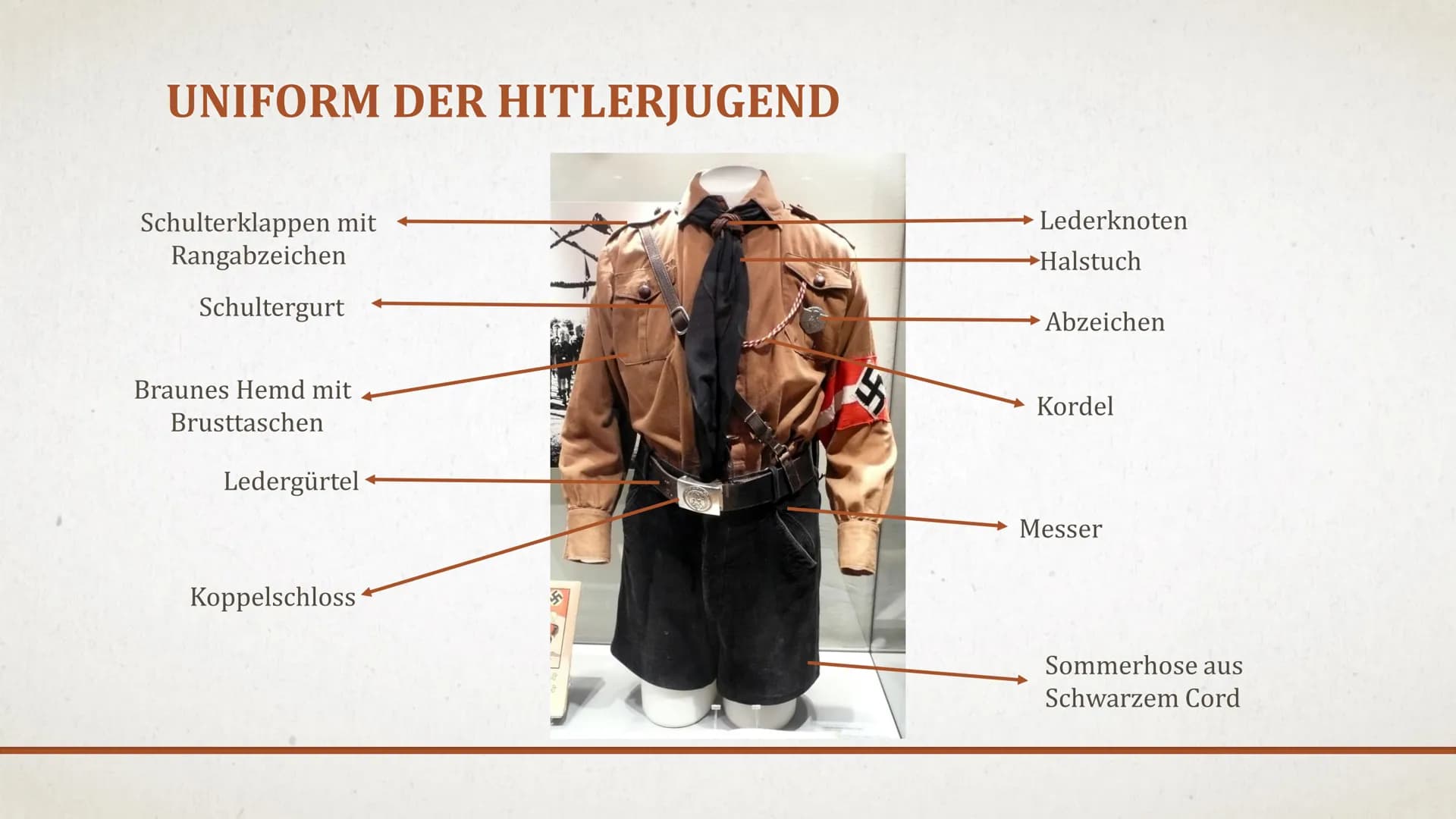 HITLERJUGEND
PAUL, FINN, LEO GLIEDERUNG
1. Gründung und Entwicklung
2. Organisation
3. Uniform der Hitlerjugend
4. Ziele und Vorgehensweise
